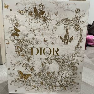 Large Dior Holiday shopping bag